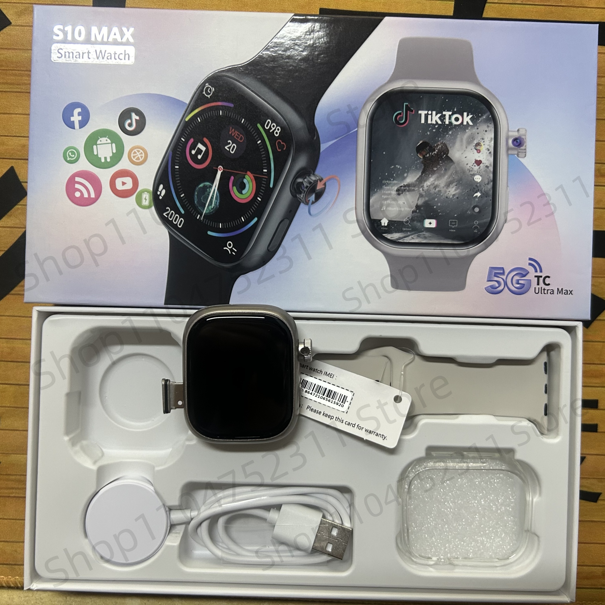 S10 MAX Smartwatch 2.29inch An - Smartwatch Watch Whatsapp reseña y precio