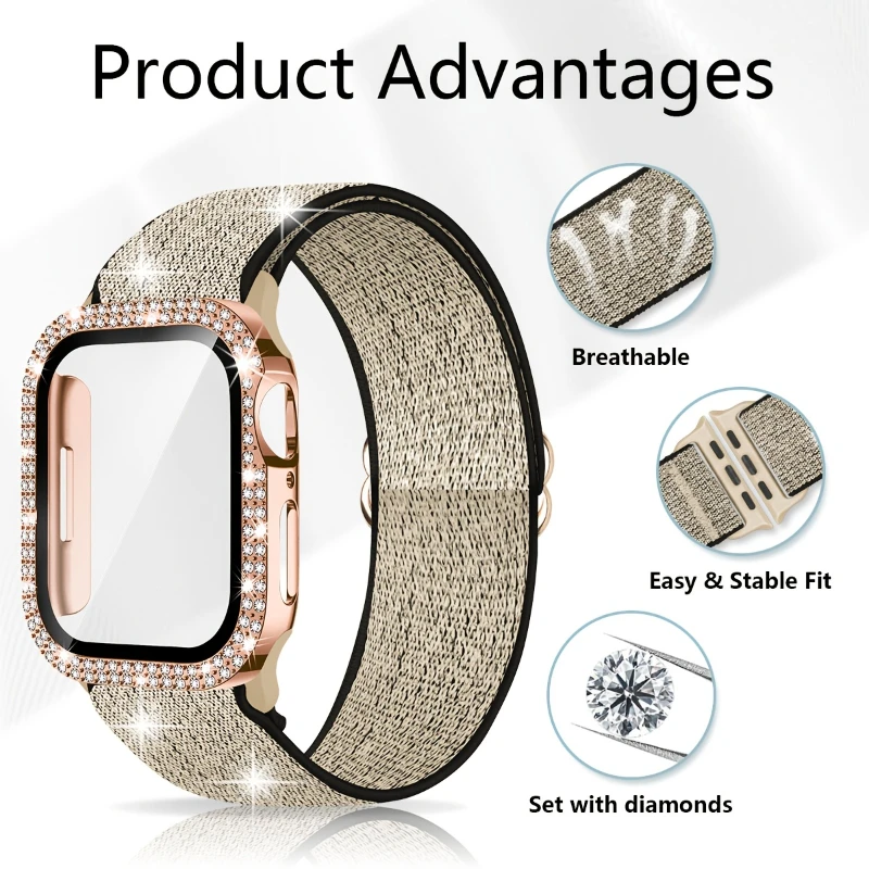 Band+Case for Apple Watch 45mm - Smartwatch Apple Watches For Women reseña y precio