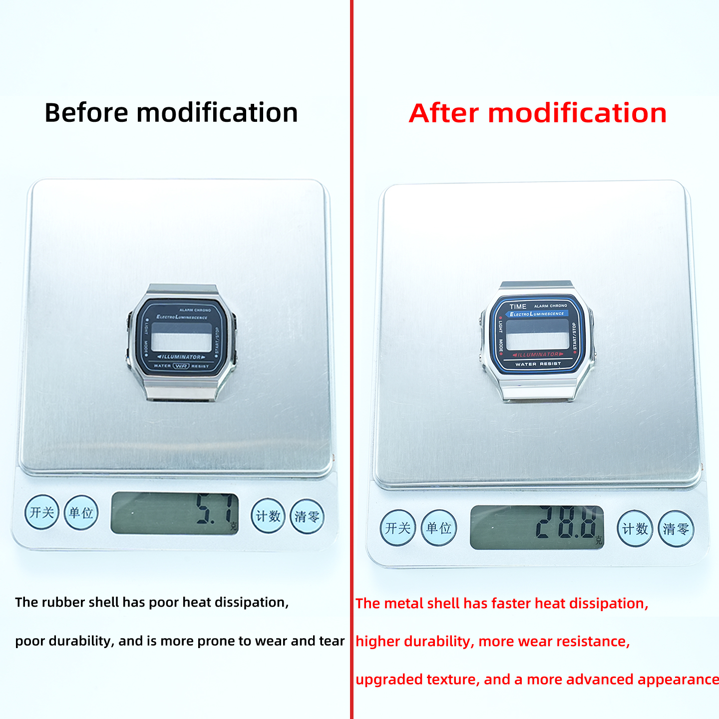 A168 Modified Metal Case for C - Watch Crystal Replacement reseña y precio