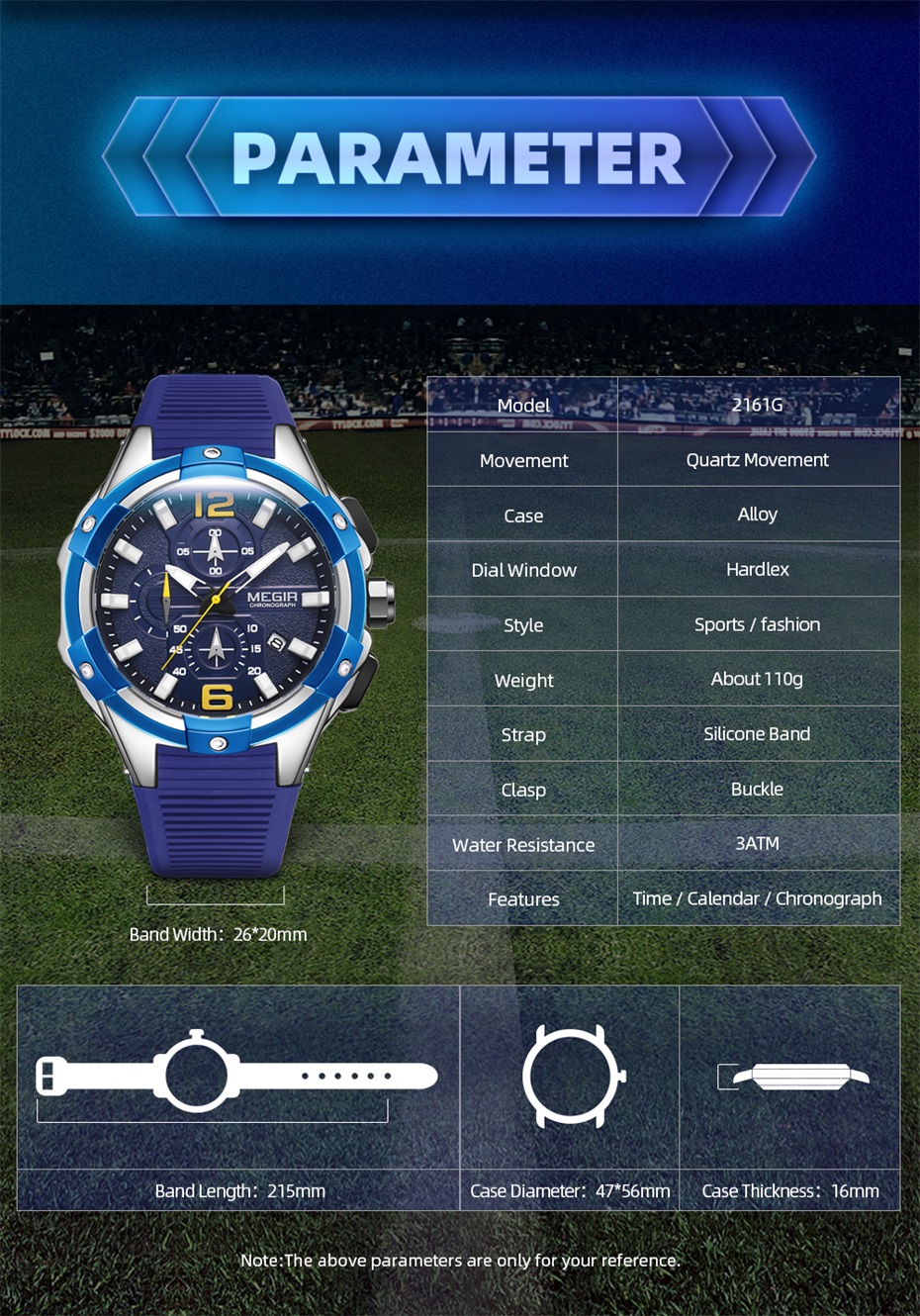MEIGR Men's Sports Chronograph - Smartwatch Army Watches For Men reseña y precio