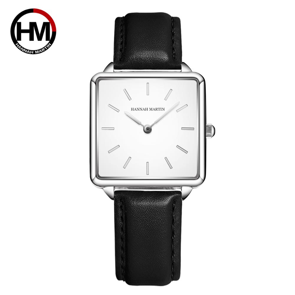 Genuine Leather Strap Japan Qu - Minimalist Thin Watch reseña y precio