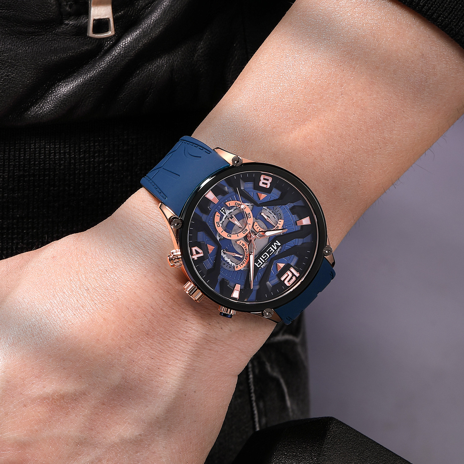 MEGIR Men's Sports Chronograph - Smartwatch Army Watches For Men reseña y precio
