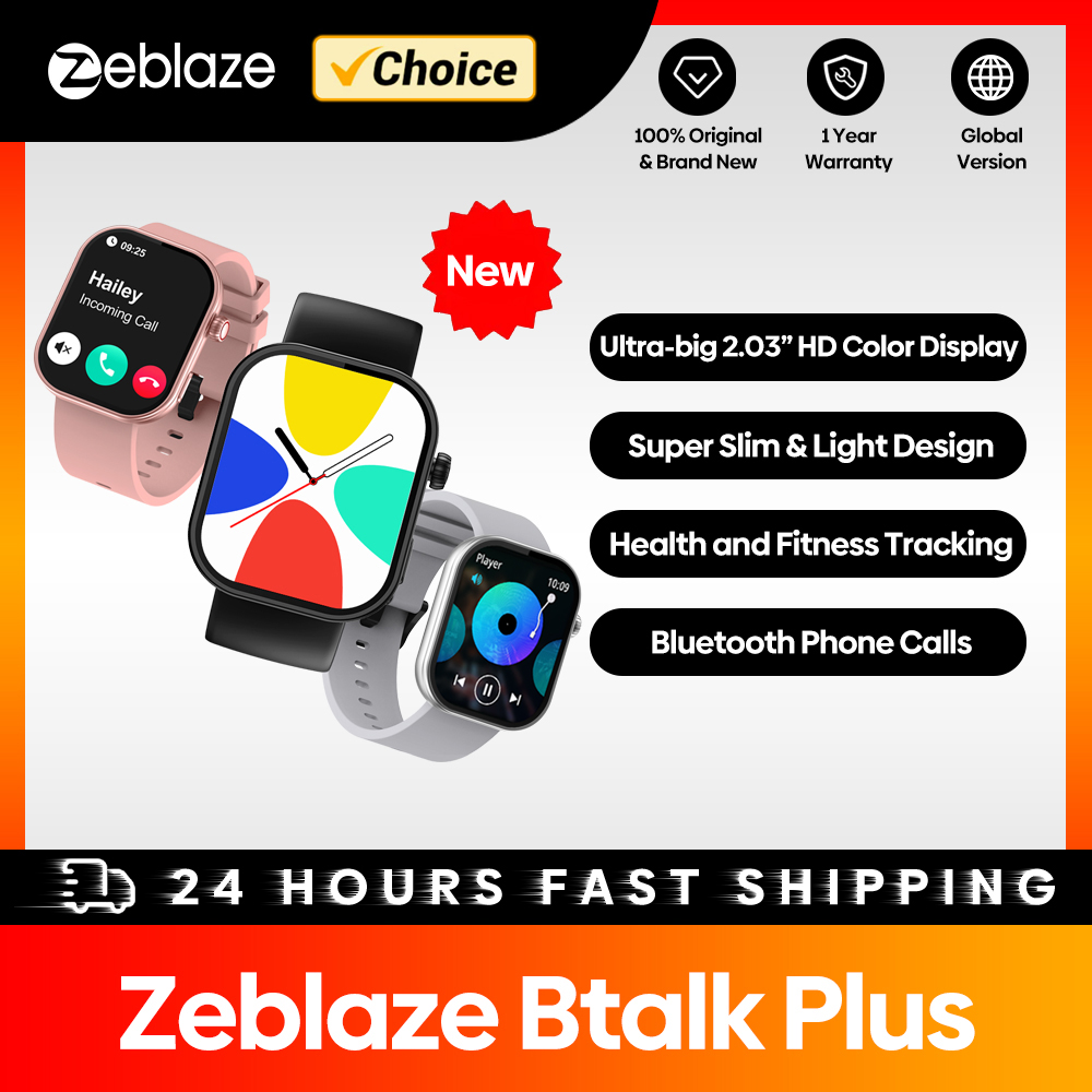 New Zeblaze Btalk Plus Voice C - Smartwatch New Watches For Women reseña y precio