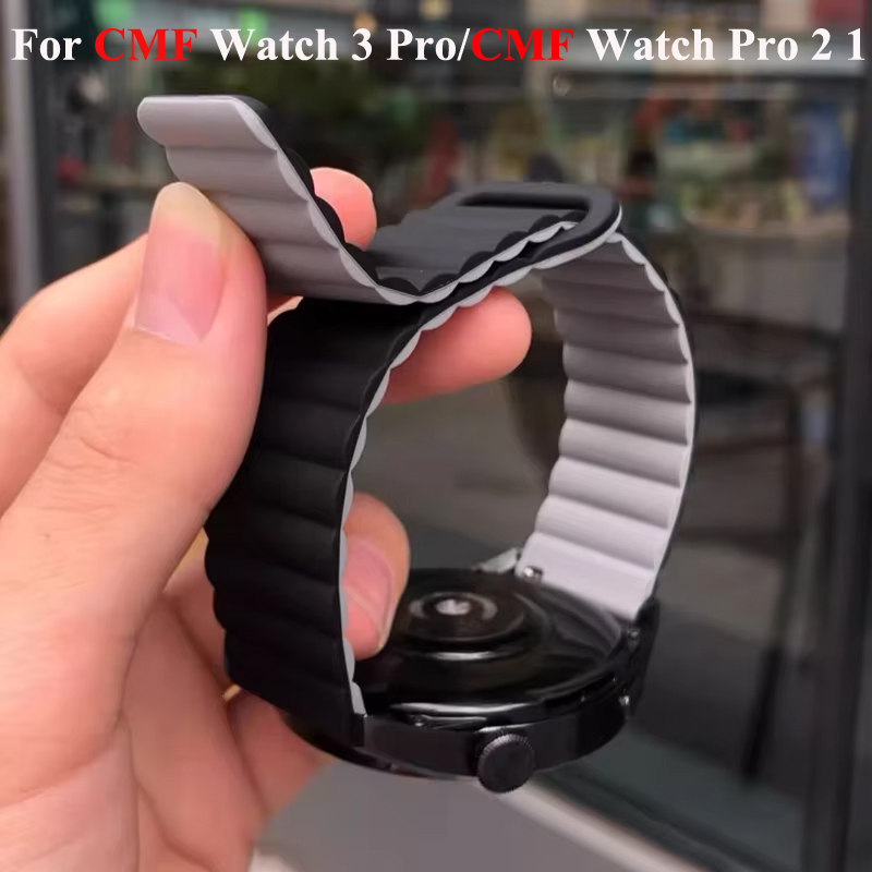 22mm Magnetic Silicone Band Fo - Smartwatch Nothing Watches reseña y precio