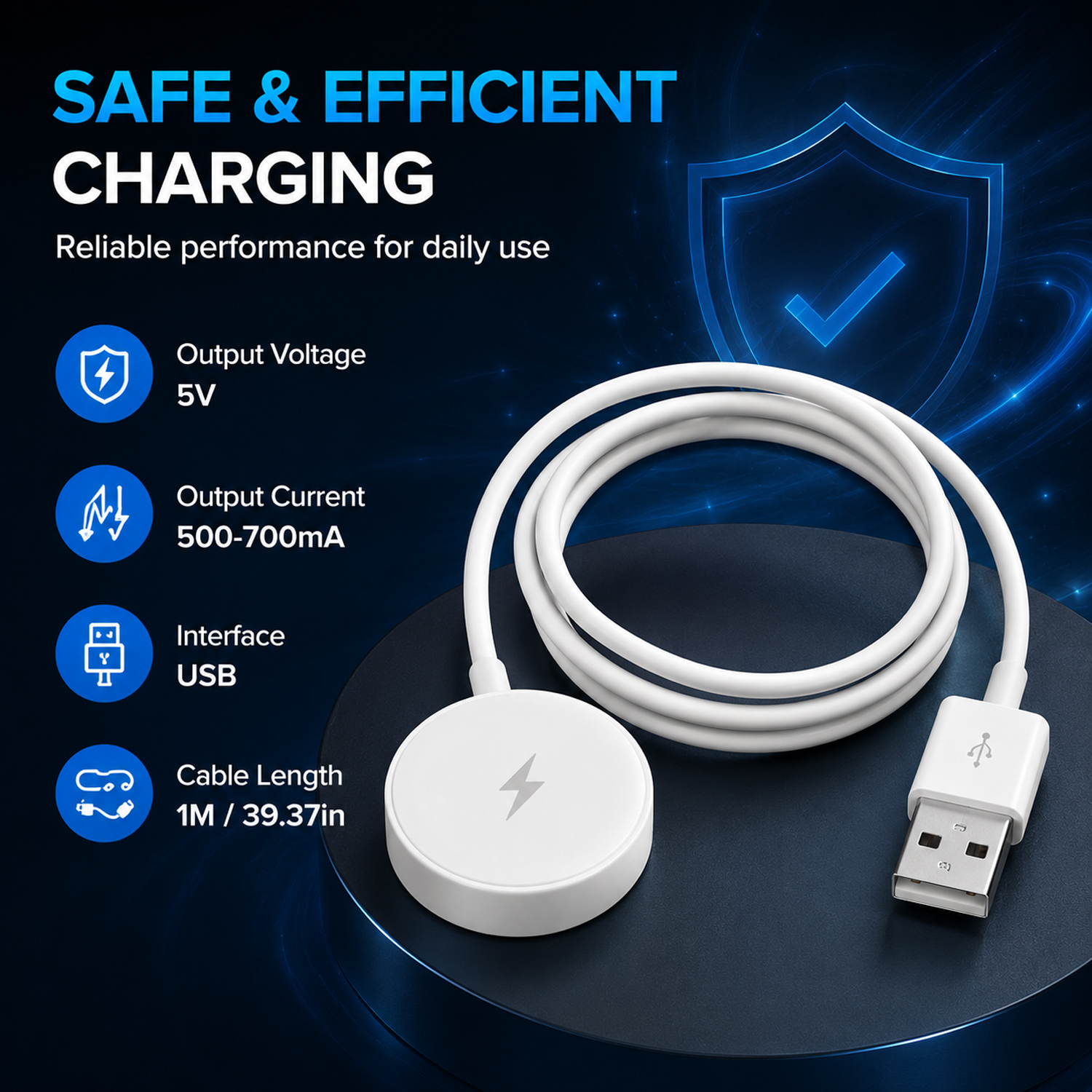 USB Magnetic Charging Cable Fo - Fossil Watches Smartwatch Gen 3 reseña y precio