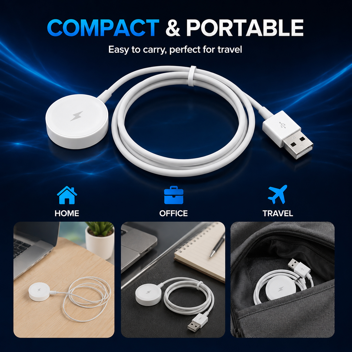 USB Magnetic Charging Cable Fo - Fossil Watches Smartwatch Gen 3 reseña y precio