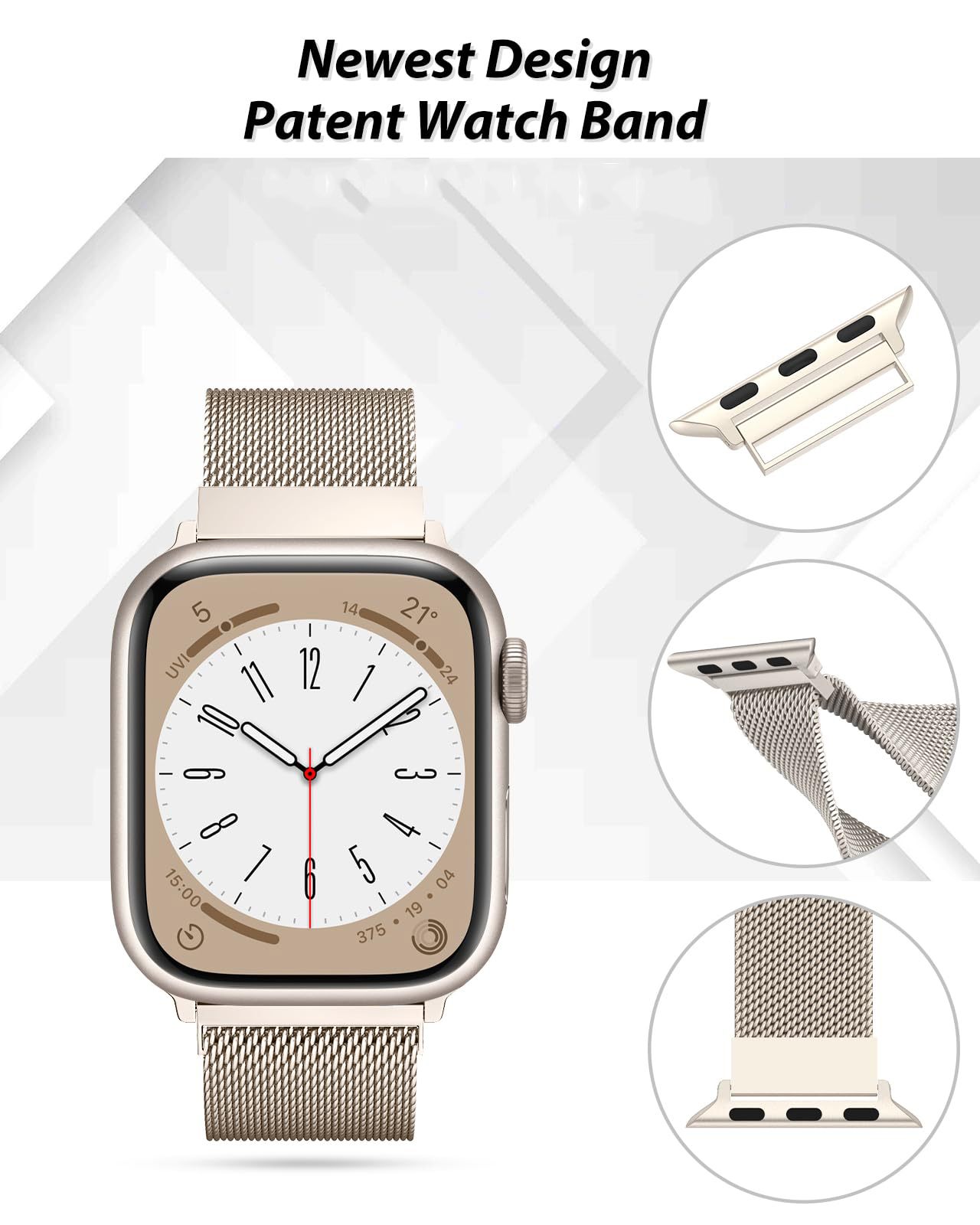 Milanese Strap For apple Watch - Smartwatch Apple Watches For Women reseña y precio