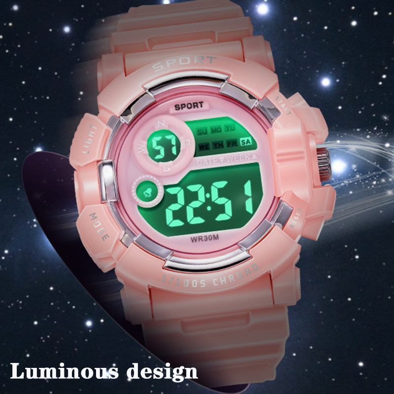 YIKAZE Kids Watches Fashion Lu - Smartwatch Digital Watches For Kids reseña y precio