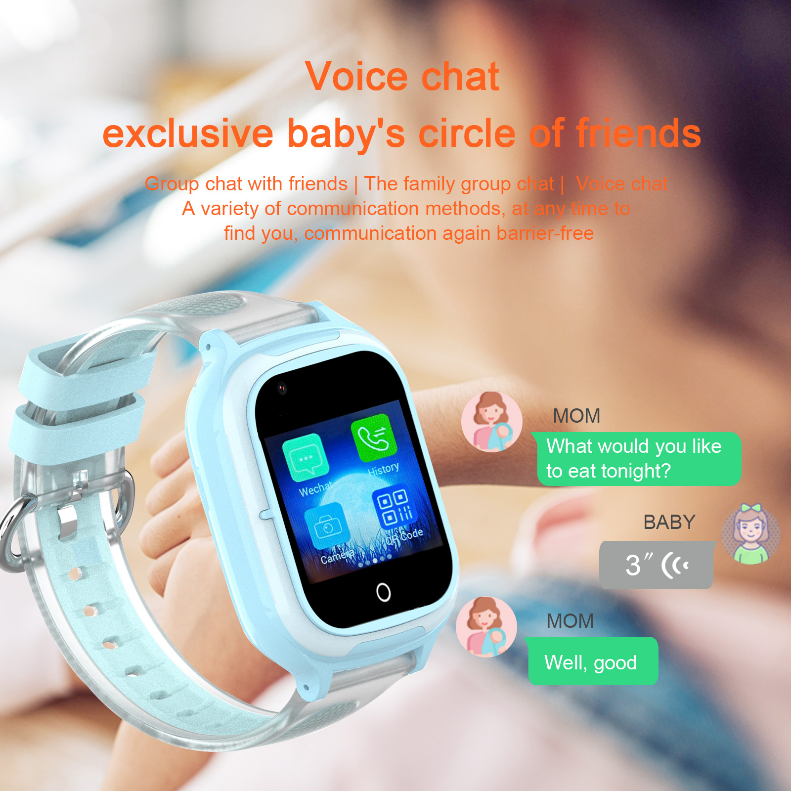 Getfitsoo Smart Watch For Chil - Smartwatch Watch Whatsapp reseña y precio