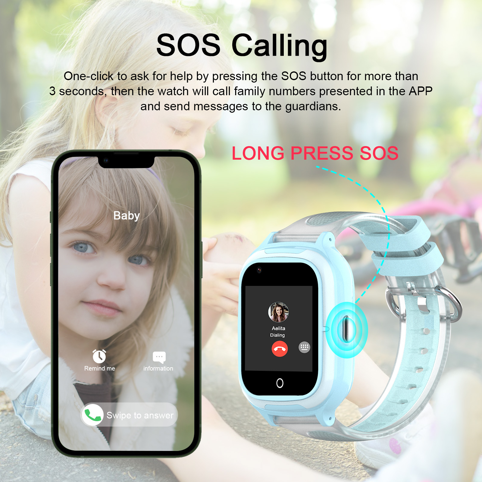 Getfitsoo Smart Watch For Chil - Smartwatch Watch Whatsapp reseña y precio