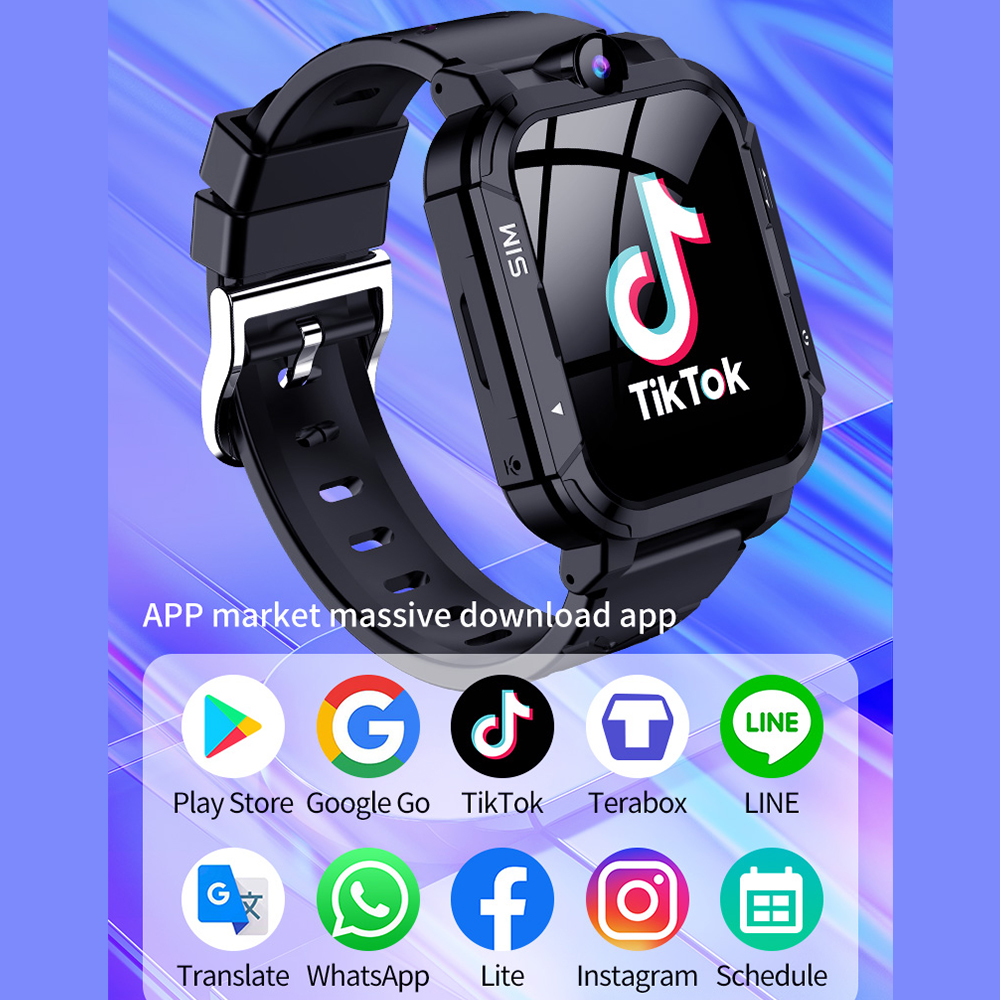 4G Kids Smart Watch Phone 1+8G - Smartwatch Watch Whatsapp reseña y precio