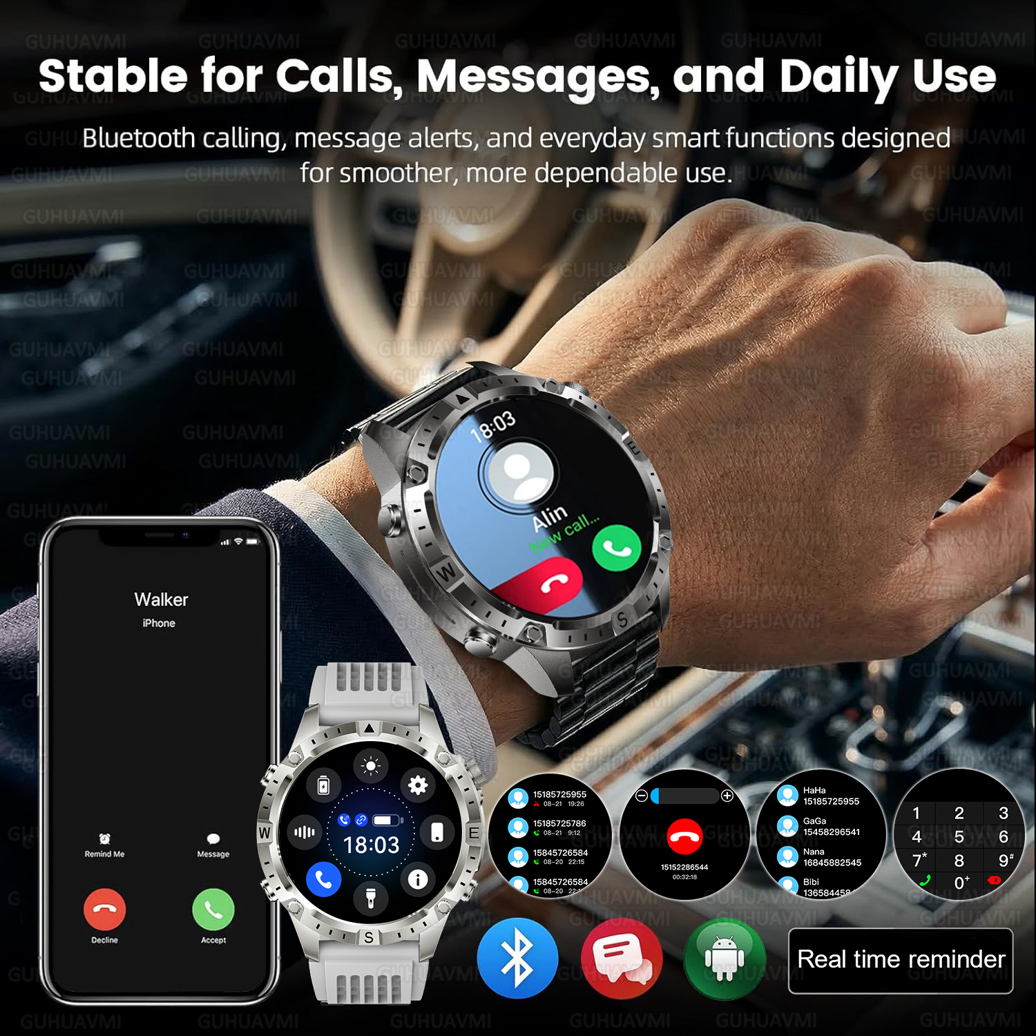 New Men Army grade Built-in GP - Smartwatch Army Watches For Men reseña y precio