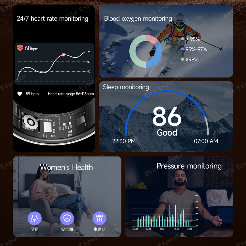 Newest Smart Ring Call Message - Smartwatch New Watches For Women reseña y precio