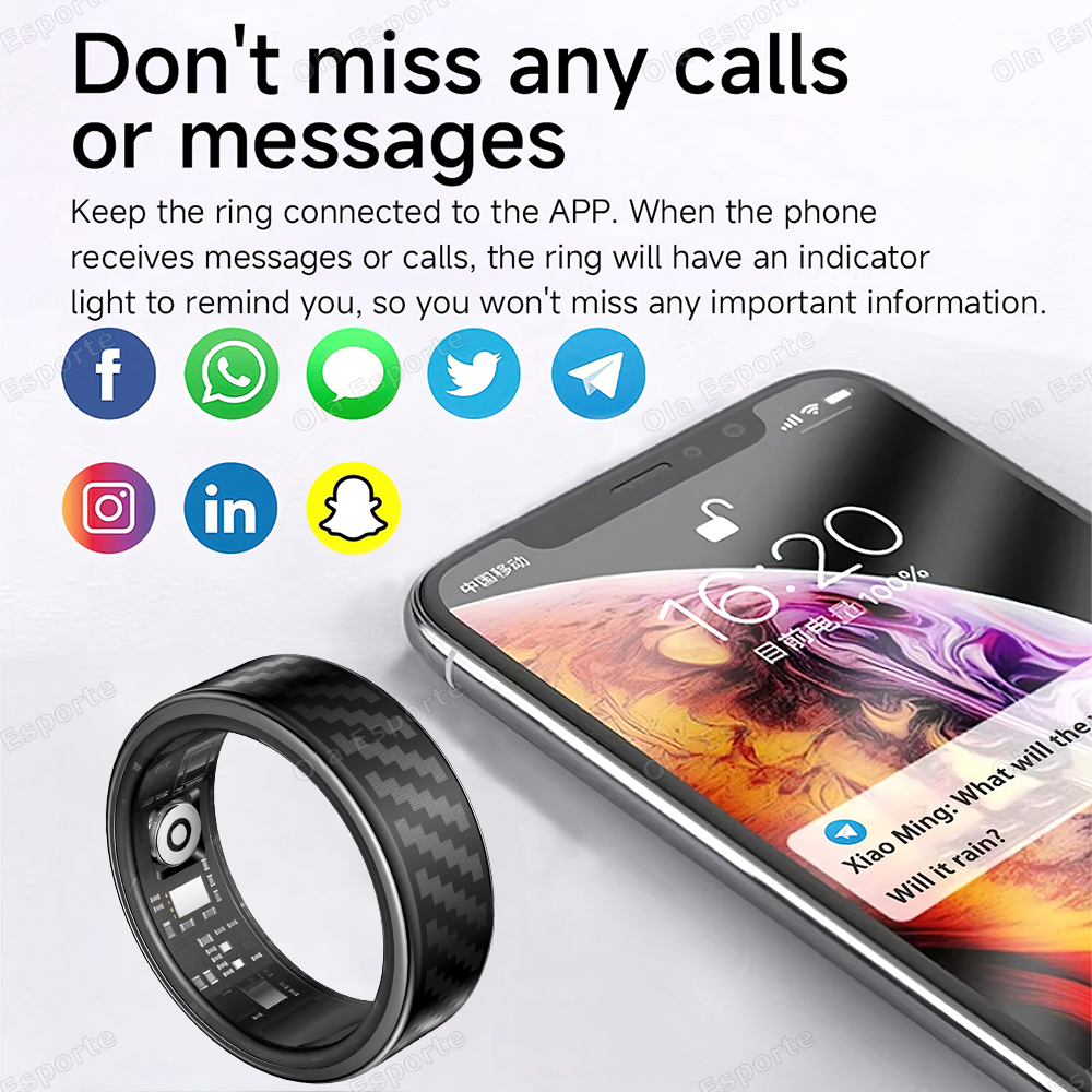 Newest Smart Ring Call Message - Smartwatch New Watches For Women reseña y precio