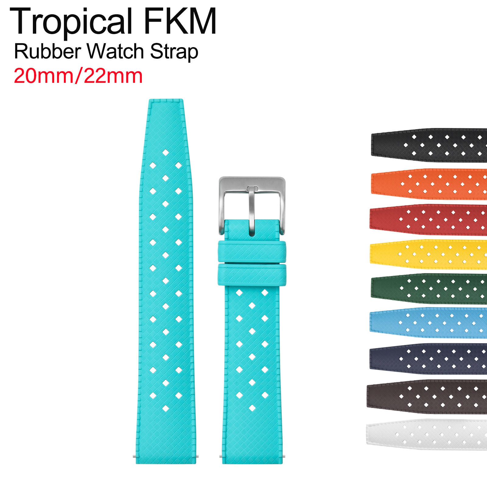 New Tropical FKM Watch Strap f - Citizen Watches Smartwatch reseña y precio