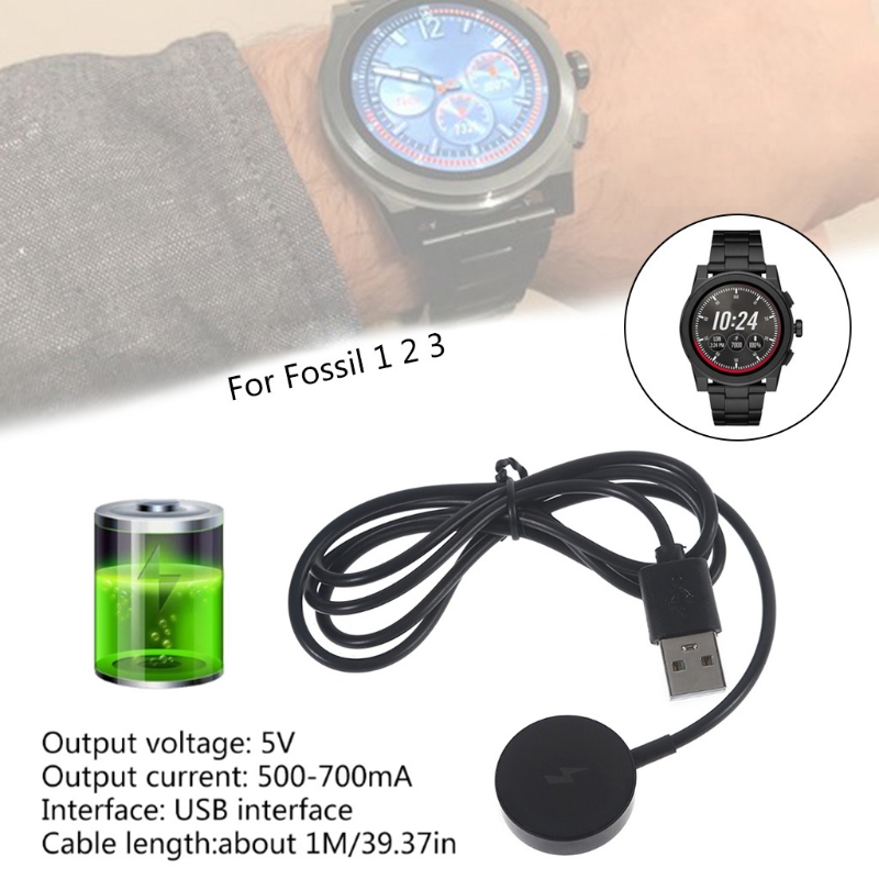 USB Watch Charger Adapter Smar - Fossil Watches Smartwatch Gen 3 reseña y precio