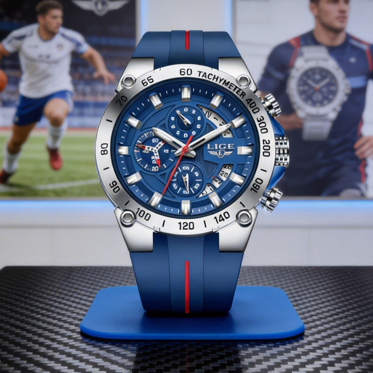 LIGE 2026 Brand Watch Men Sili - Smartwatch Army Watches For Men reseña y precio