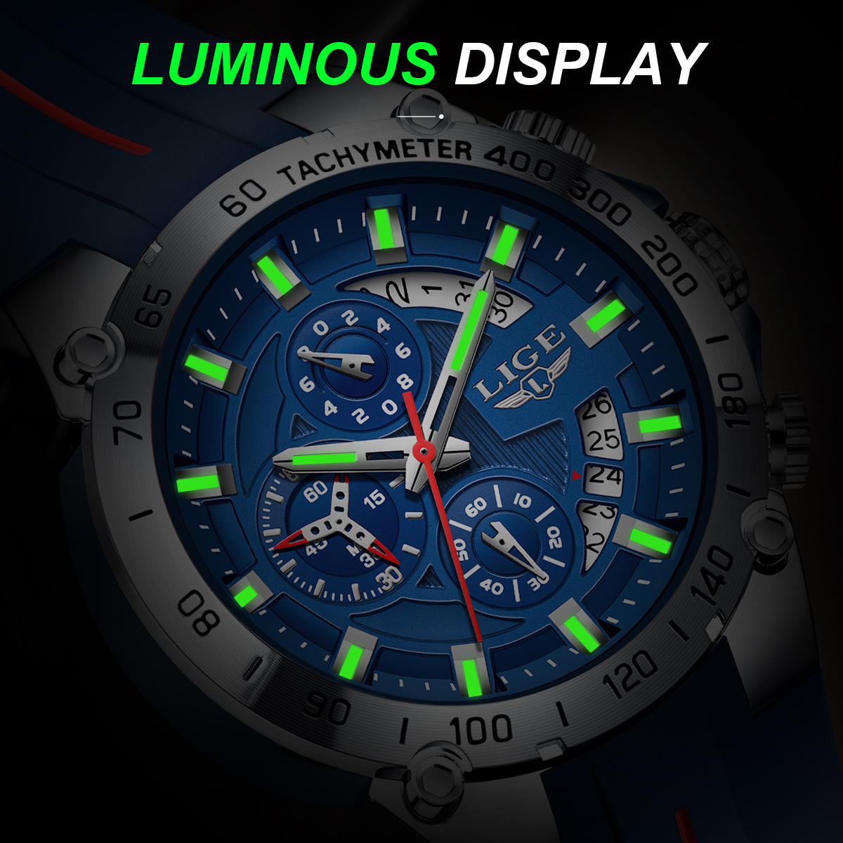 LIGE 2026 Brand Watch Men Sili - Smartwatch Army Watches For Men reseña y precio