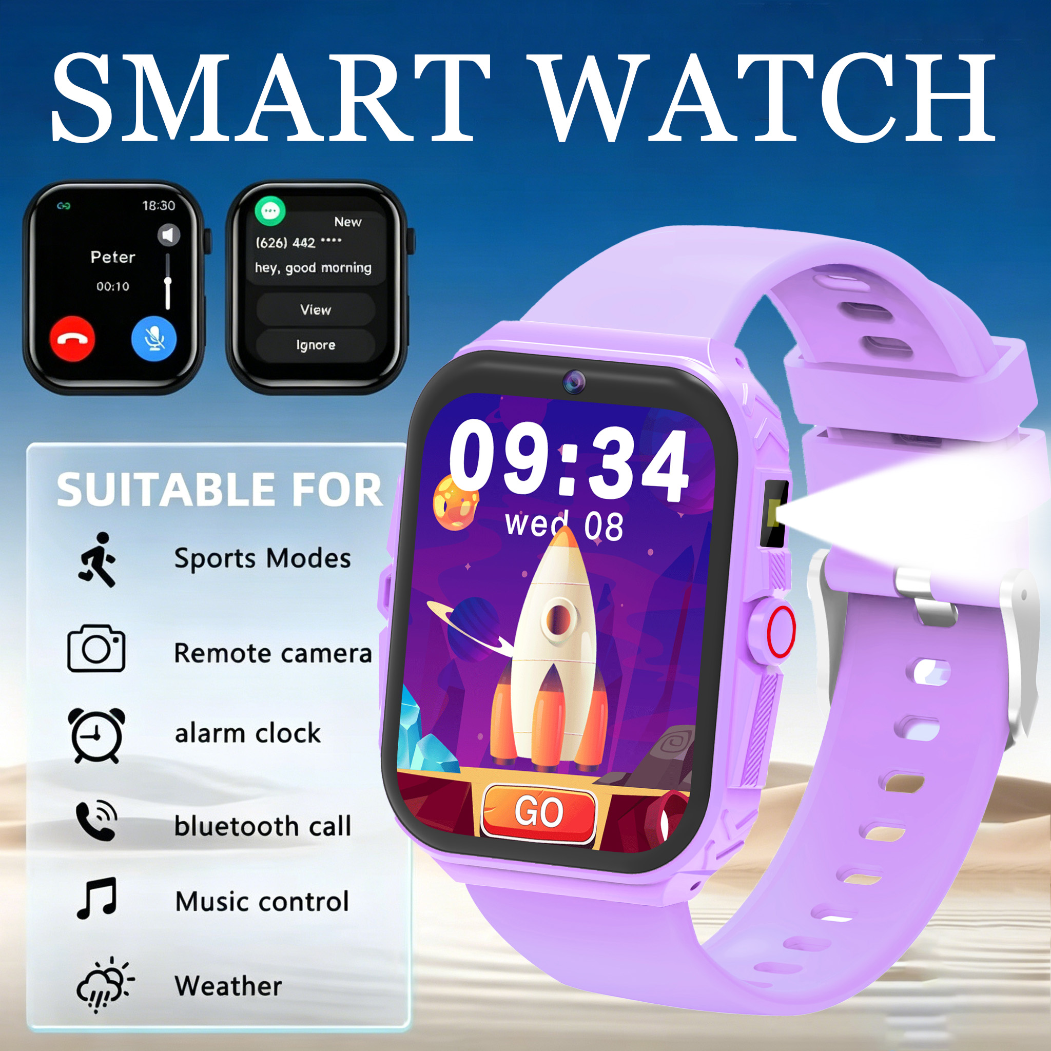 2025 New Smart Watch For Child - Smartwatch Watches Gift For Girls reseña y precio