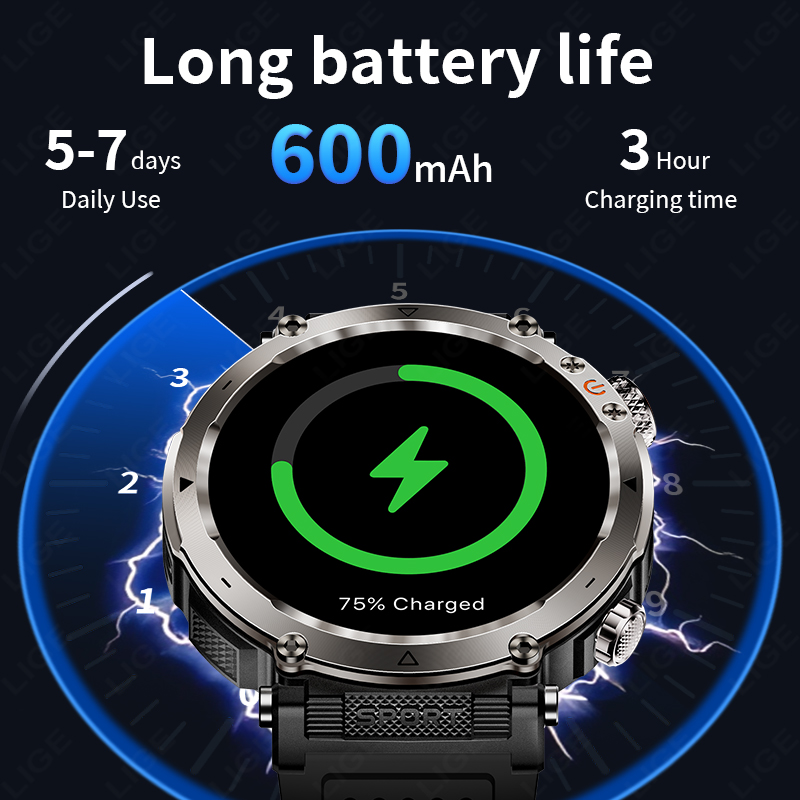 New Military Outdoor Smartwatc - Smartwatch New Watches reseña y precio