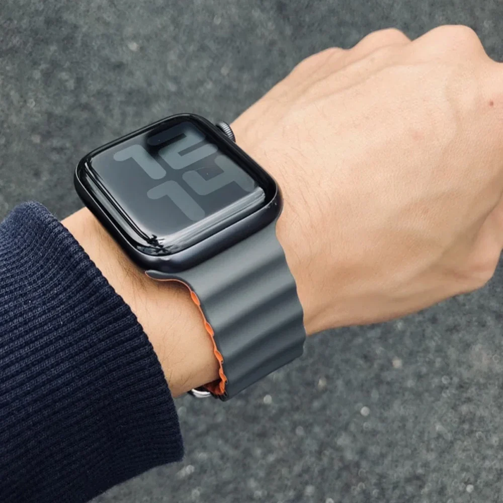 Silicone Ocean strap for Apple - Smartwatch Apple Watches For Women reseña y precio