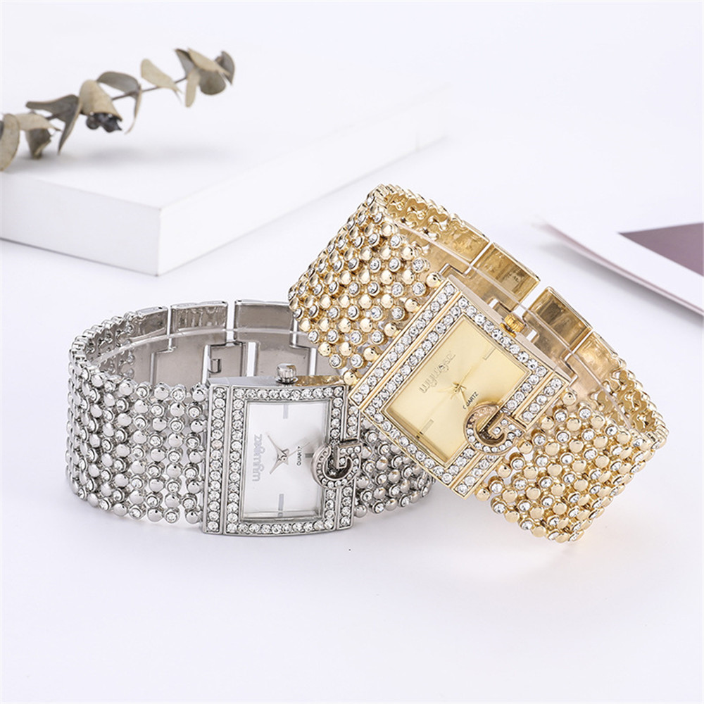 Simple Square Gold Watches Wom - Minimalist Thin Watch reseña y precio