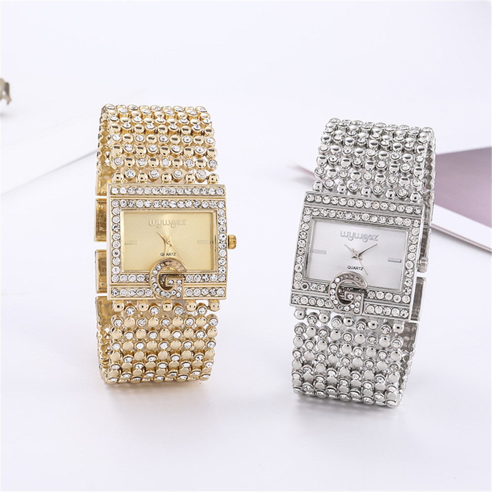 Simple Square Gold Watches Wom - Minimalist Thin Watch reseña y precio