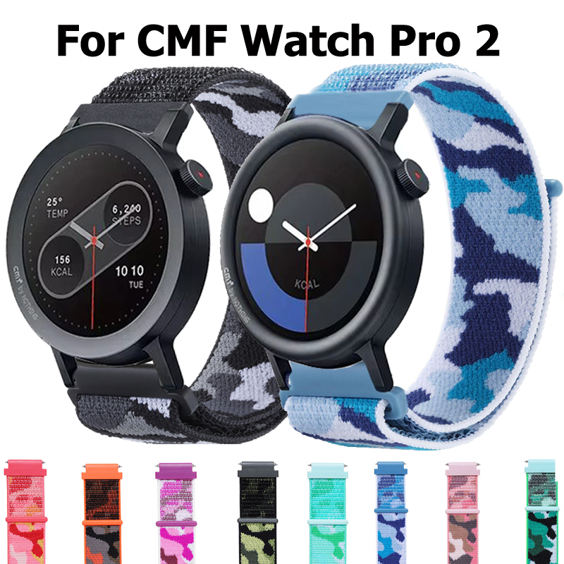 22mm Camouflage Nylon Loop For - Smartwatch Nothing Watches reseña y precio