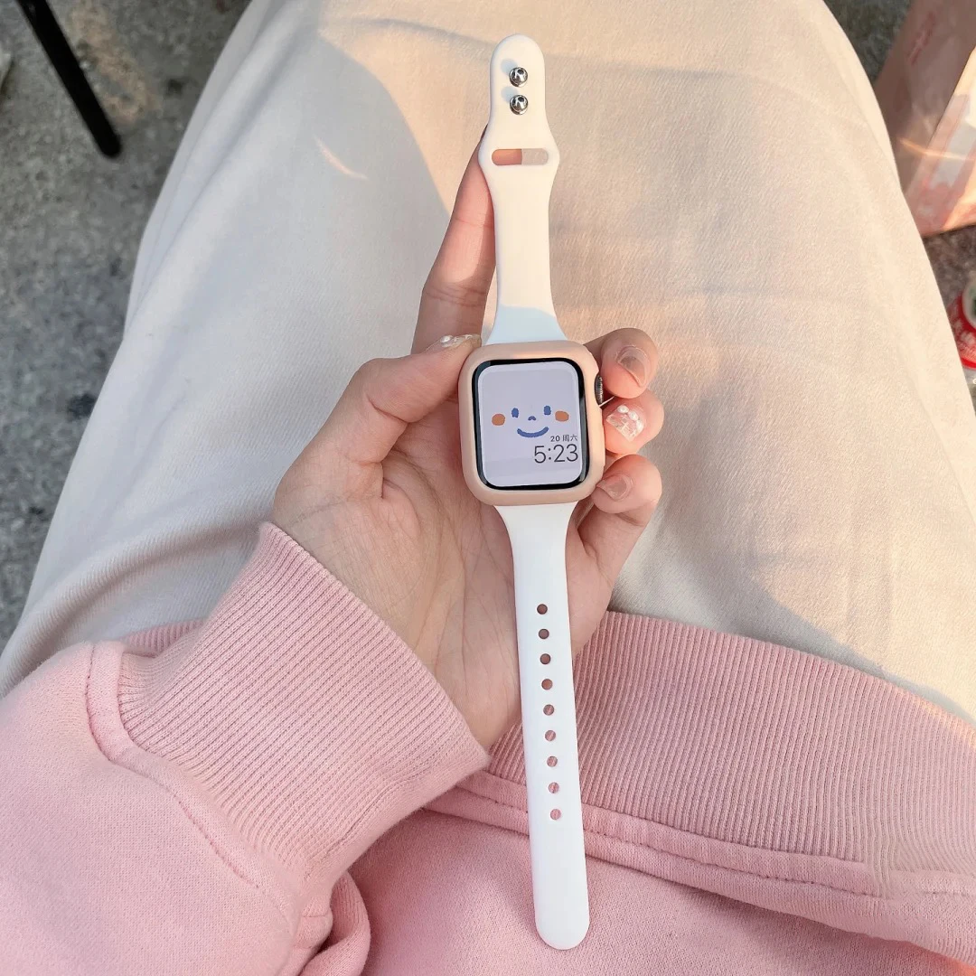 Slim Silicone strap for Apple  - Smartwatch Apple Watches For Women reseña y precio