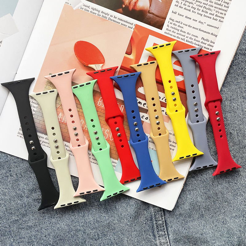 Slim Silicone strap for Apple  - Smartwatch Apple Watches For Women reseña y precio