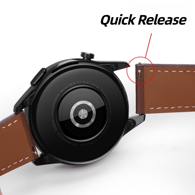 20mm 22mm Leather Watch Strap  - Smartwatch New Watches reseña y precio