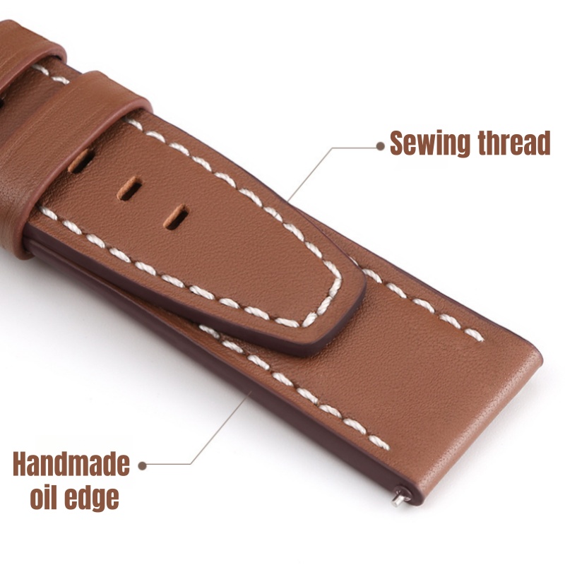 20mm 22mm Leather Watch Strap  - Smartwatch New Watches reseña y precio