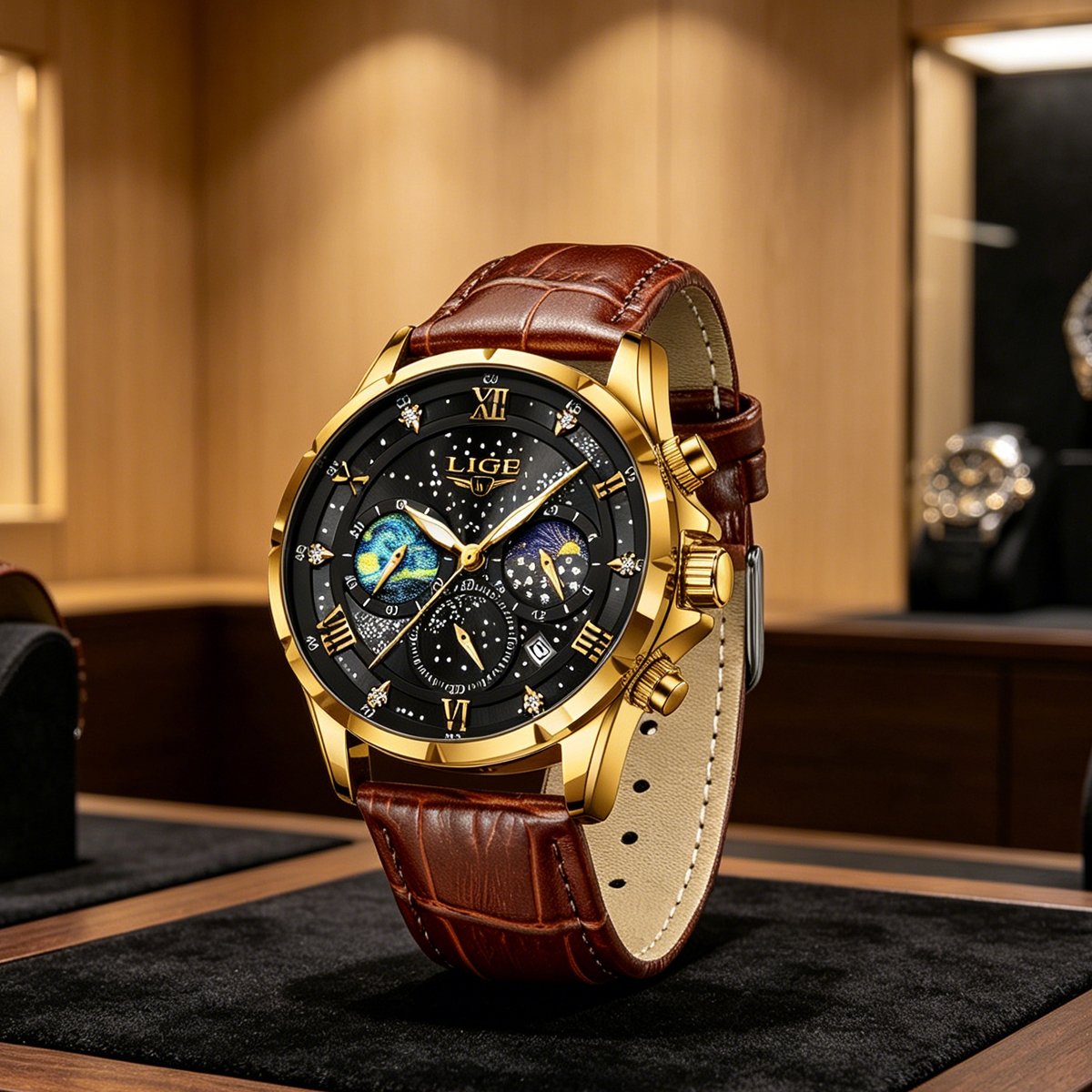 LIGE 2026 Top Luxury Brand Men - Smartwatch Army Watches For Men reseña y precio