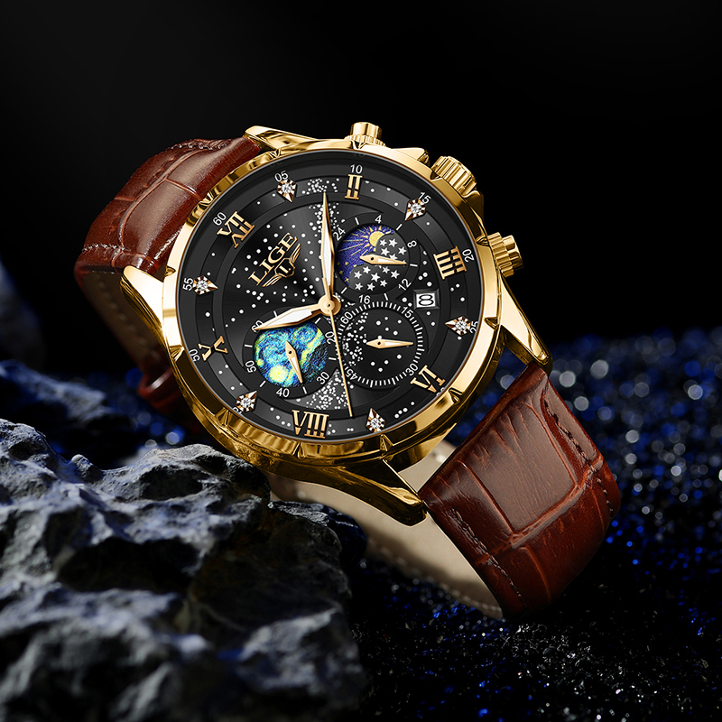 LIGE 2026 Top Luxury Brand Men - Smartwatch Army Watches For Men reseña y precio