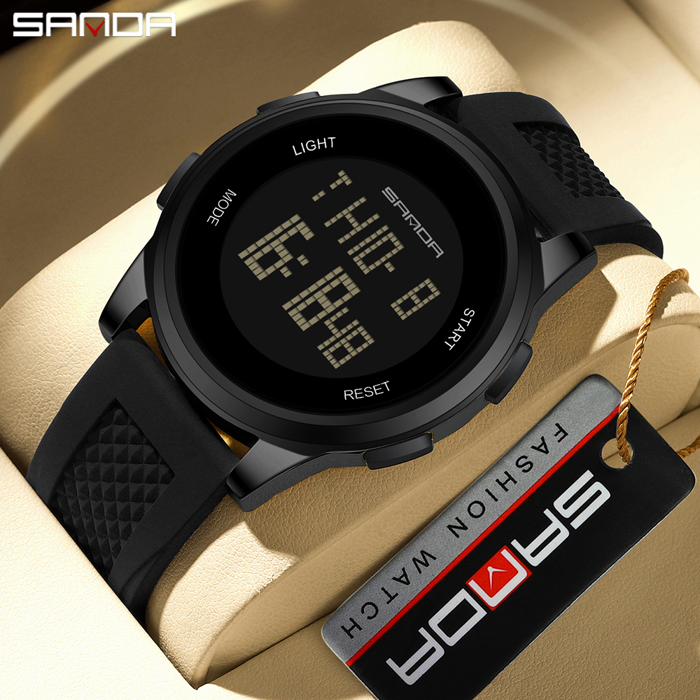 SANDA 9067 Digital Watch Men M - Smartwatch Army Watches For Men reseña y precio
