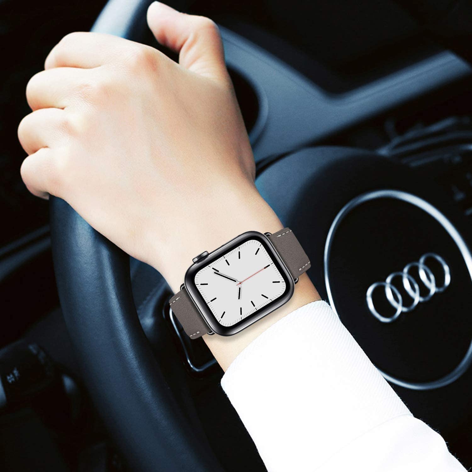 Leather band for Apple watch s - Smartwatch Apple Watches For Women reseña y precio