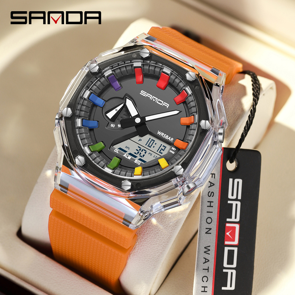 SANDA 3341Digital LED Watch Me - Smartwatch Army Watches For Men reseña y precio
