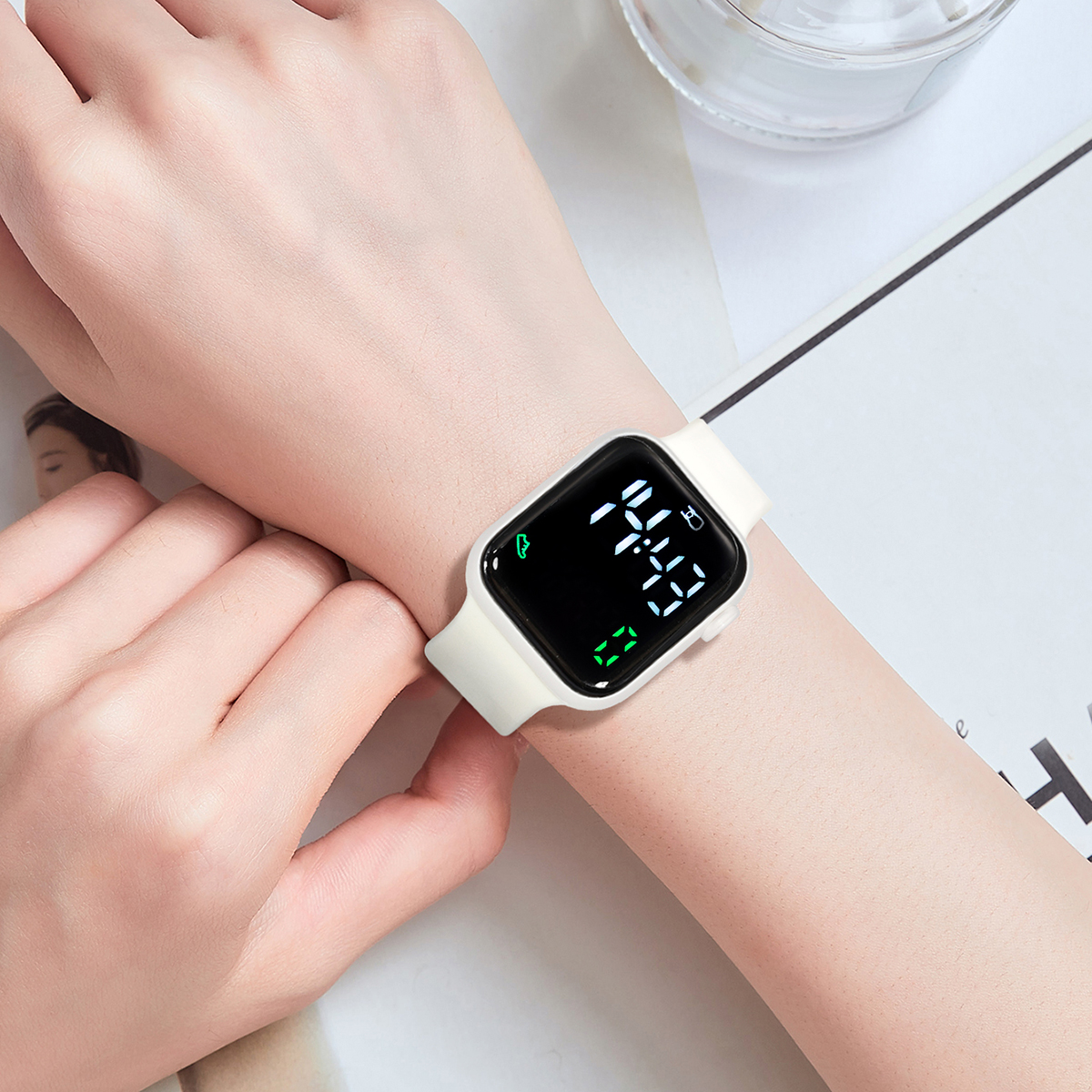 New 2PCS Student Minimalist Sm - Smartwatch New Watches reseña y precio