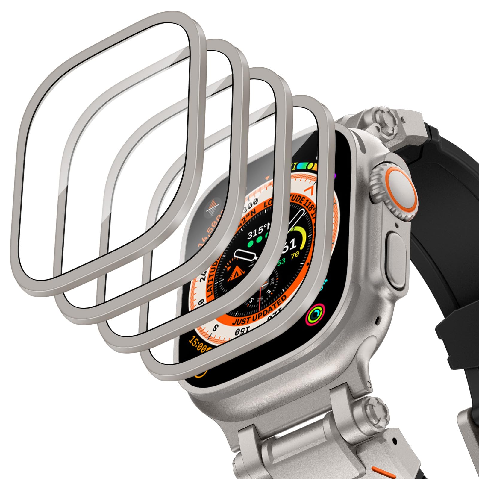 Aluminium Alloy Case+Tempered  - Smartwatch Apple Watches For Women reseña y precio