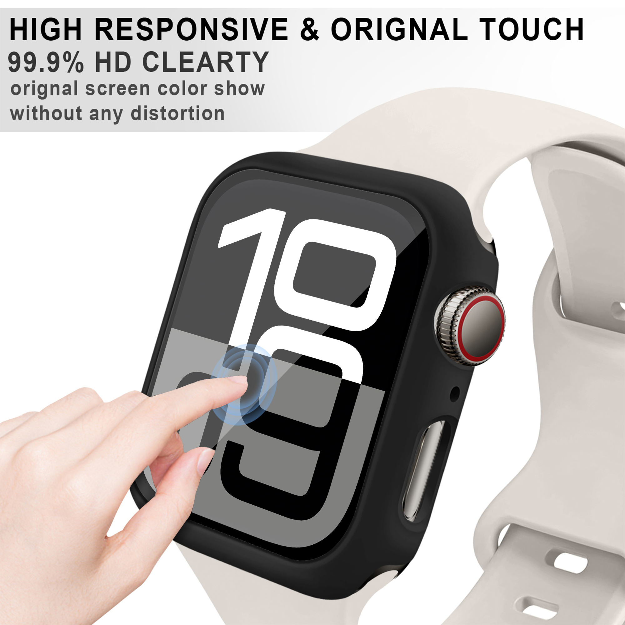 Cover Case For Apple Watch Acc - Smartwatch New Watches reseña y precio