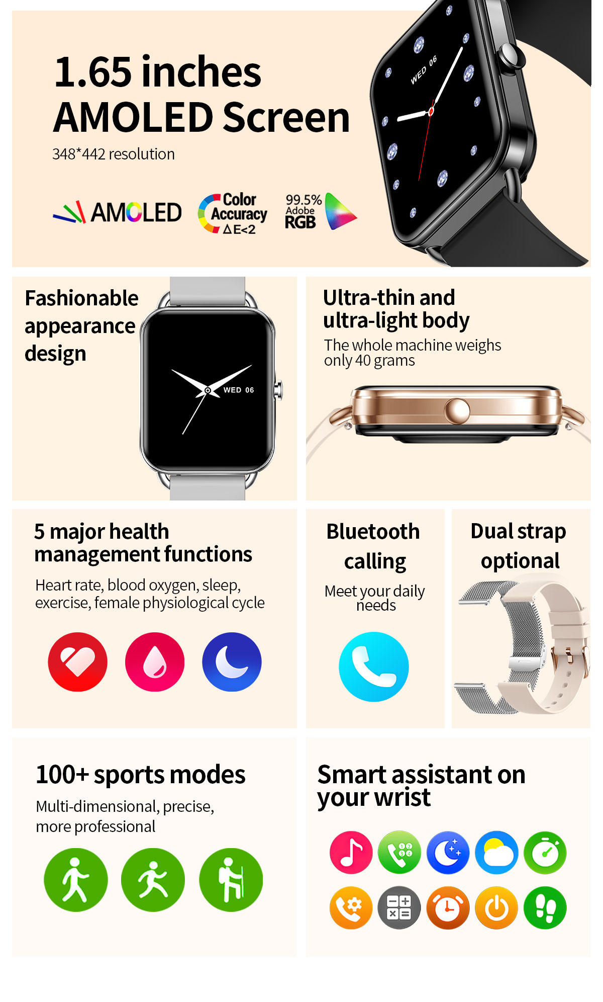 2024 Smart Watch Android Phone - Smartwatch New Watches For Women reseña y precio