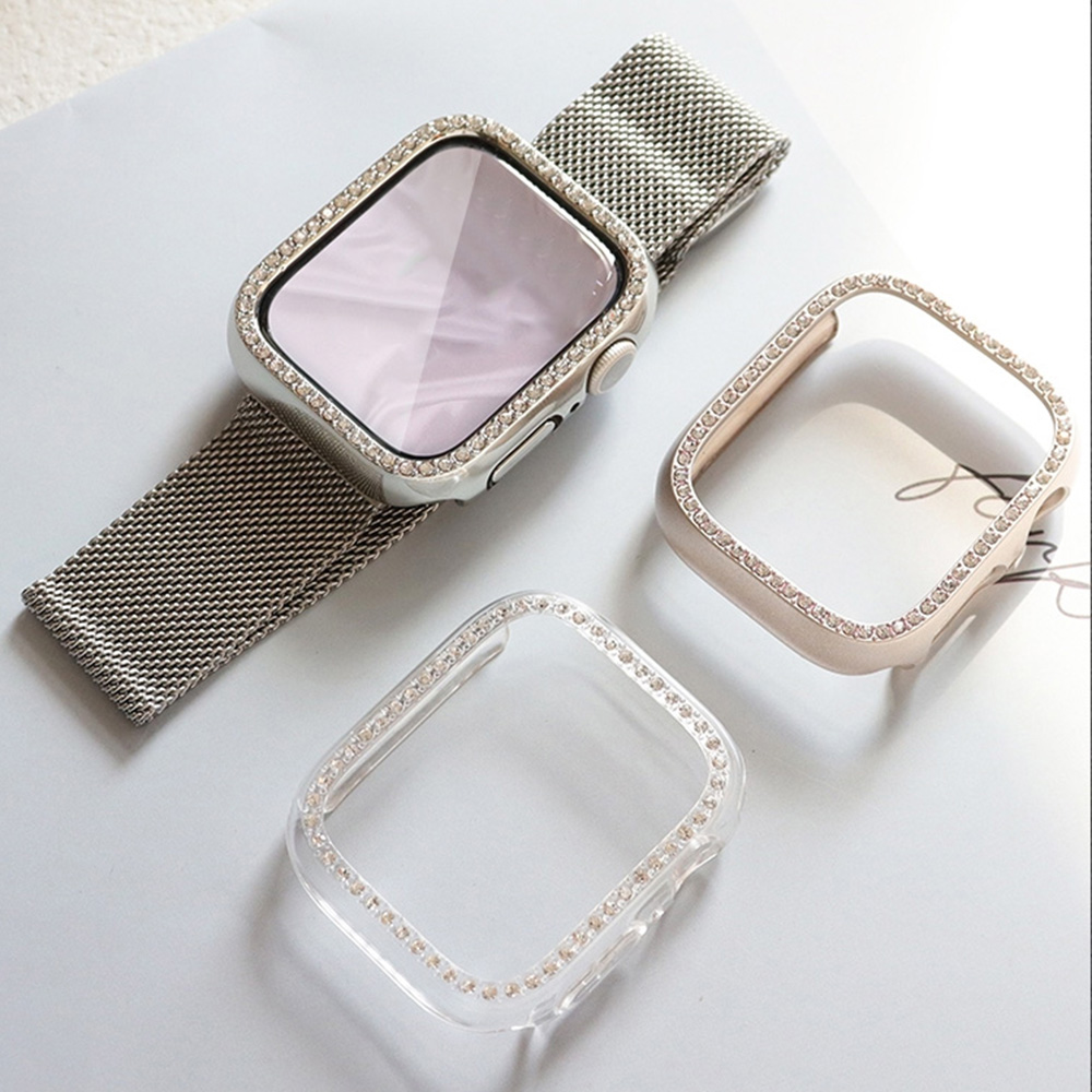 NEW Glass+Diamond Case For App - Smartwatch New Watches reseña y precio