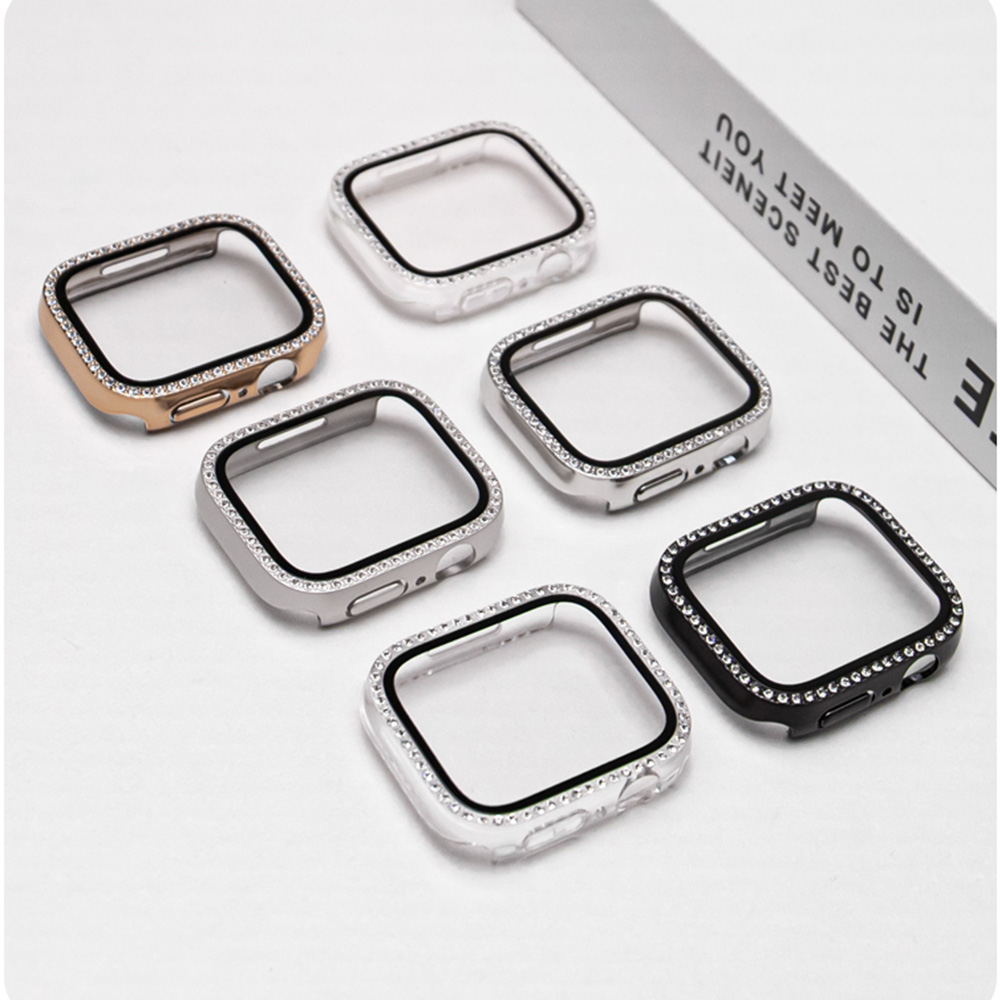 NEW Glass+Diamond Case For App - Smartwatch New Watches reseña y precio