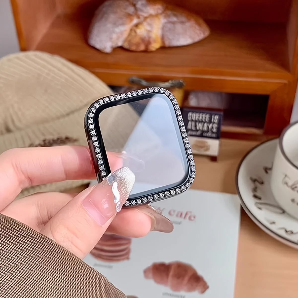 NEW Glass+Diamond Case For App - Smartwatch New Watches reseña y precio