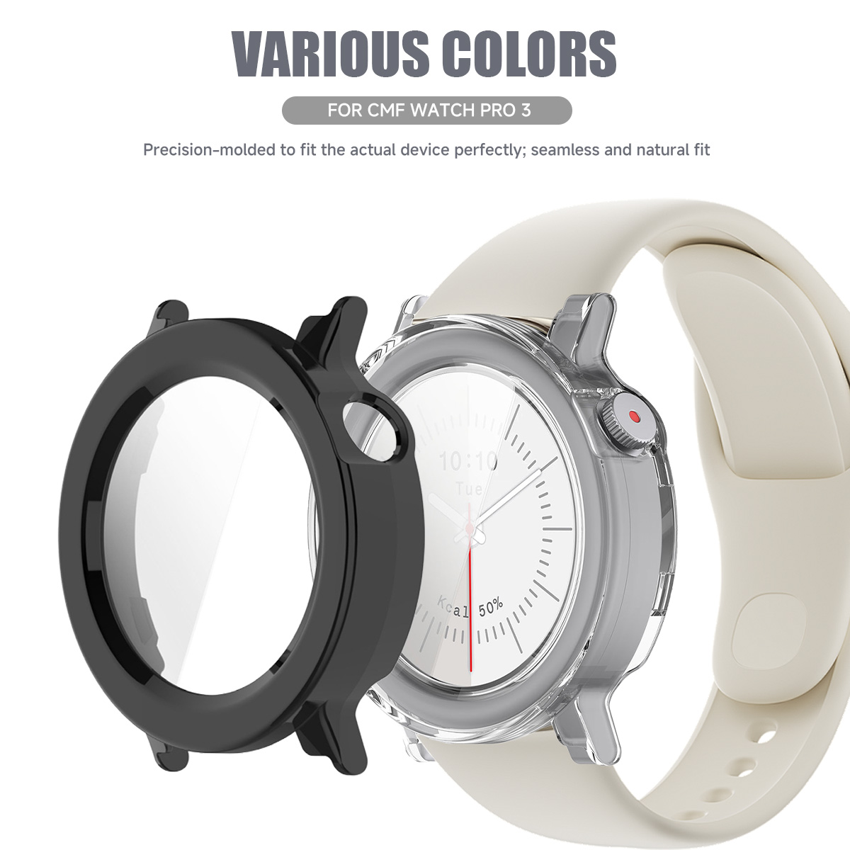 Glass+PC Case For Nothing CMF  - Smartwatch Nothing Watches reseña y precio
