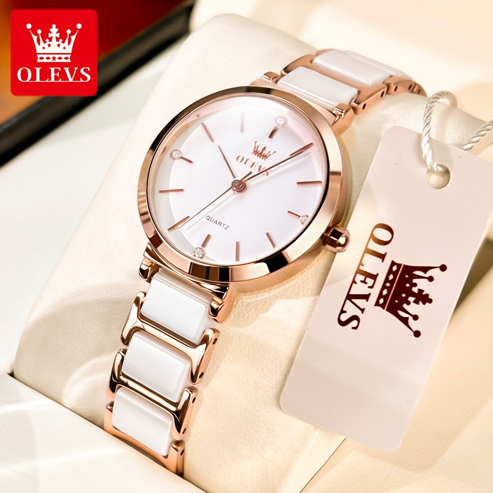 OLEVS Fashion Women Watches Re - Minimalist Thin Watch reseña y precio