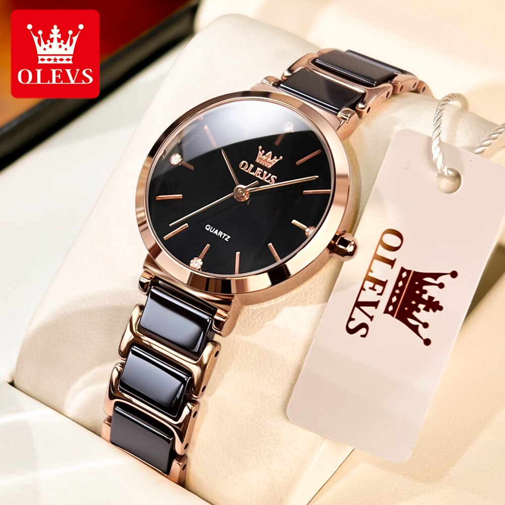 OLEVS Fashion Women Watches Re - Minimalist Thin Watch reseña y precio