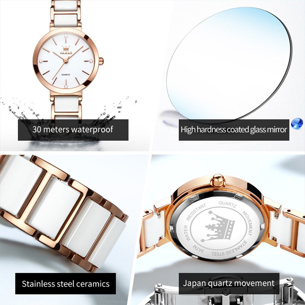 OLEVS Fashion Women Watches Re - Minimalist Thin Watch reseña y precio