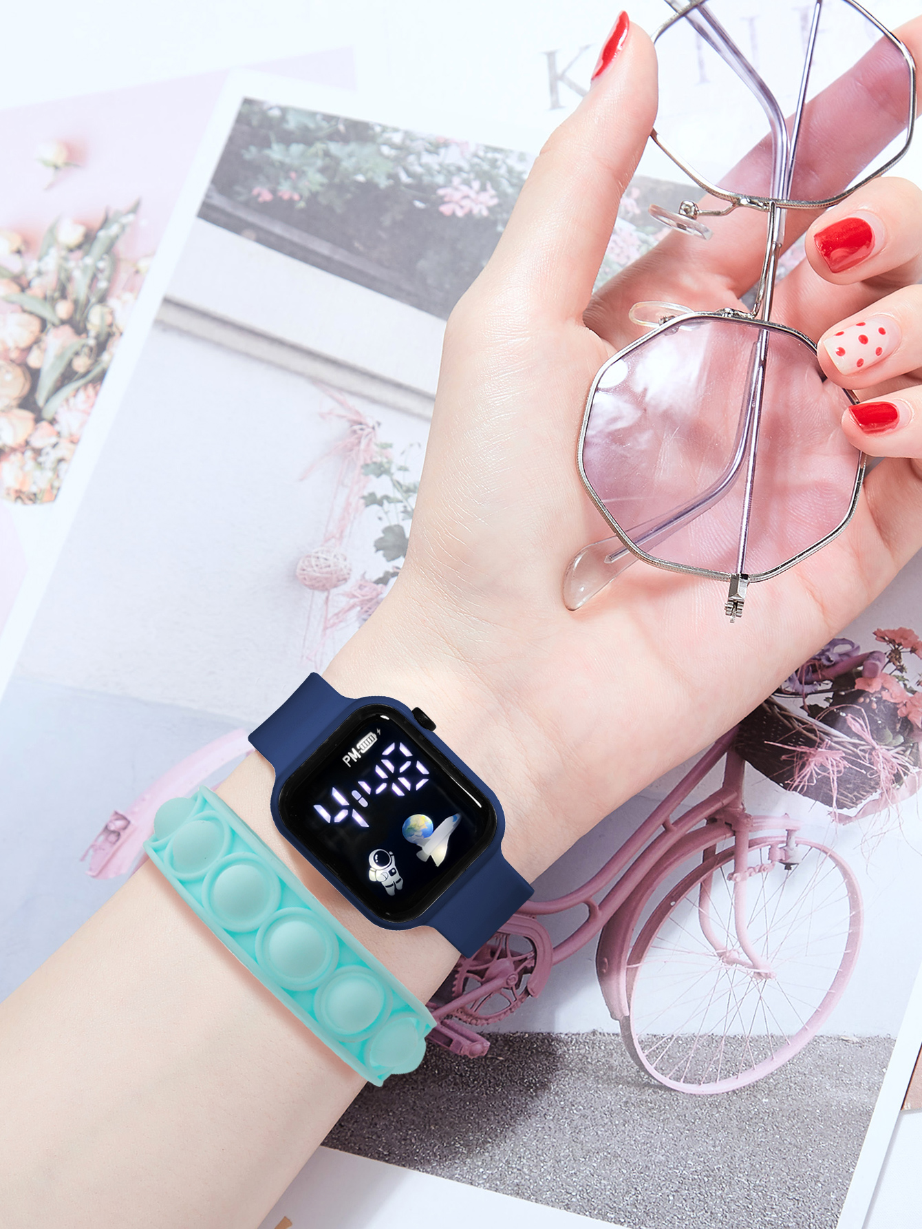 2PCS Children's Smart Watch Br - Smartwatch Watches Gift For Girls reseña y precio